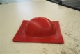 Red MDPE Dome